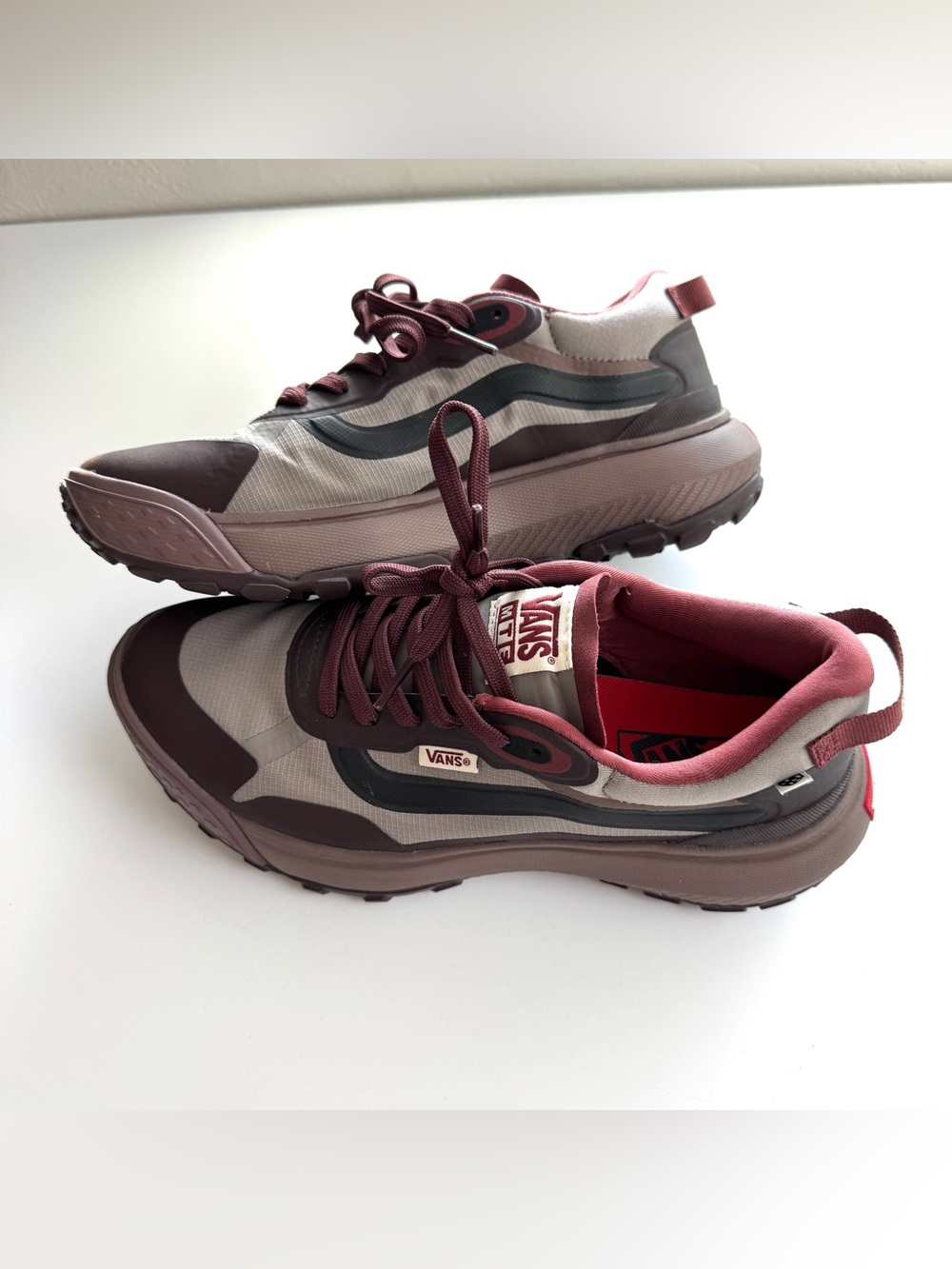 NEW Vans MTE Crosspath Outdoor Shoes Bitter Chocolate Brown Men’s 6.5 Women’s 8 - Picture 3 of 7